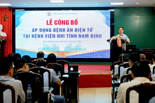 Nam Định có bệnh viện đầu tiên ứng dụng thành công bệnh án điện tử của VNPT