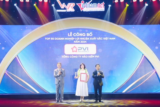 Bảo hiểm PVI: Top 50 doanh nghiệp lợi nhuận xuất sắc Việt Nam