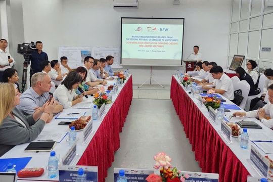 EVNNPC làm việc với Đoàn công tác cấp cao của Chính phủ CHLB Đức