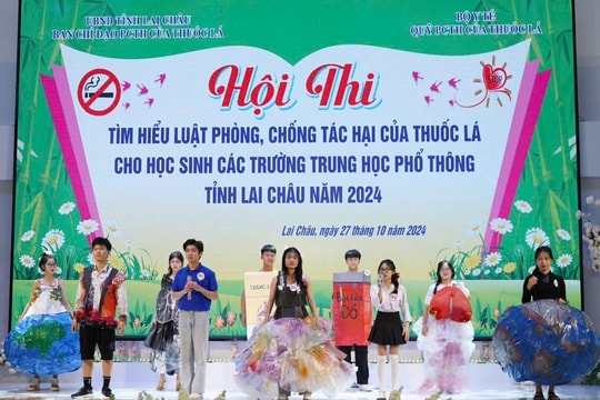 Lai Châu: Tổ chức Hội thi Tìm hiểu Luật Phòng, chống tác hại thuốc lá cho học sinh THPT