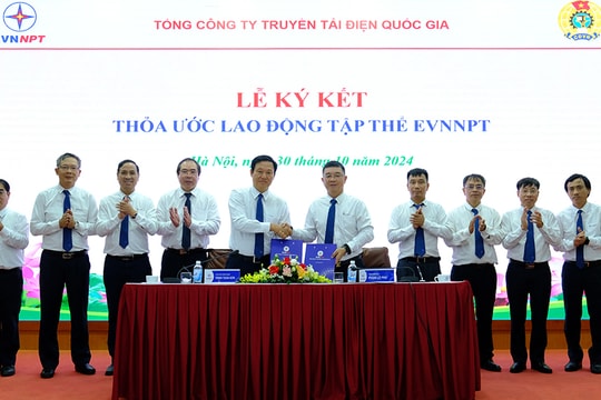 Hội nghị người lao động EVNNPT năm 2024: Nâng cao hiệu quả sản xuất kinh doanh và tăng năng suất lao động