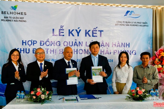 Khu nhà ở Belhomes VSIP Hải Phòng ra mắt Ban quản lý vận hành