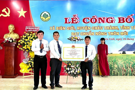Tây Ninh chung sức xây dựng nông thôn mới