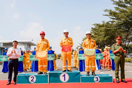 PV GAS tổ chức Hội thao Phòng cháy chữa cháy và cứu nạn cứu hộ năm 2024