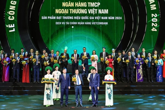 Ngân hàng duy nhất đạt Thương hiệu quốc gia qua các kỳ bình chọn