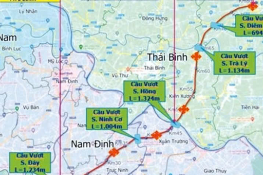 Dự án cao tốc Ninh Bình - Hải Phòng tạo đà phát triển mới cho Nam Định