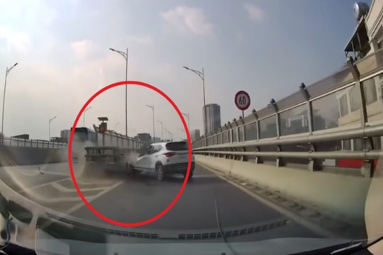 Ô tô lấn vạch “xương cá”: Hiểm họa từ hành vi thiếu ý thức