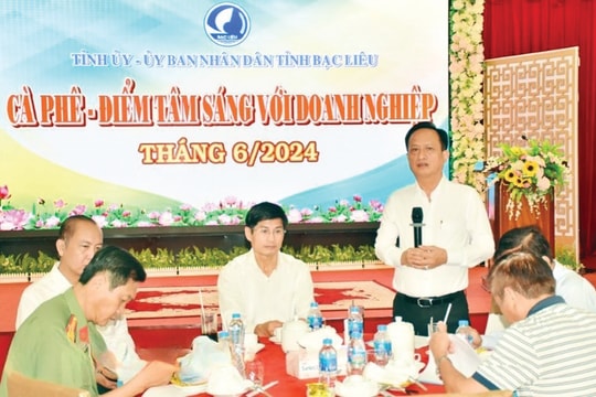 Bạc Liêu đồng hành cùng doanh nghiệp