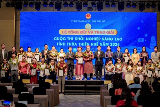 Tỉnh Thừa Thiên Huế: Vinh danh những ý tưởng, dự án khởi nghiệp sáng tạo xuất sắc
