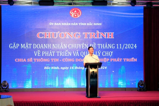 Bắc Ninh đối thoại với doanh nghiệp, chủ đầu tư hệ thống chợ