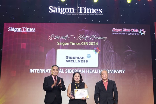 Siberian Wellness lần thứ ba vinh dự nhận giải thưởng SaiGon Times CSR 2024