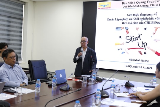 Lập nghiệp - Khởi nghiệp bền vững tại Việt Nam theo mô hình của Đức