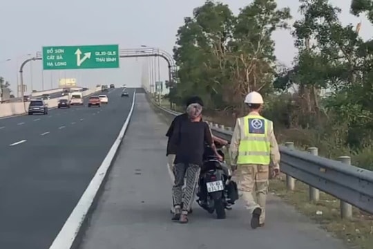 Hiểm họa khôn lường từ xe máy “lạc lối” trên cao tốc