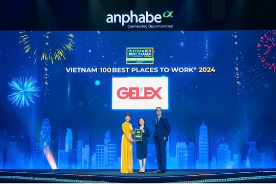 GELEX được xếp hạng TOP 100 nơi làm việc tốt nhất Việt Nam của Anphabe