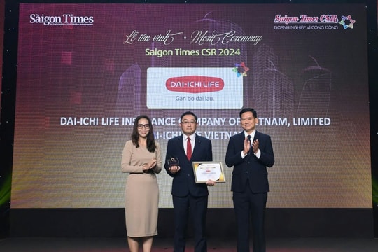 Dai-ichi Life Việt Nam đạt danh hiệu “Doanh nghiệp vì cộng đồng - Saigon Times CSR” lần thứ 6