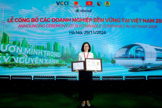 BAT Việt Nam lần thứ 6 được vinh danh trong Top 100 Doanh nghiệp Bền vững Việt Nam