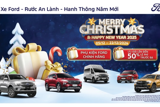 Mua xe Ford - Rước an lành - Hanh thông năm mới