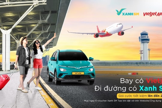 Bay Vietjet cùng Xanh SM khởi động hành trình xanh từ khắp các sân bay