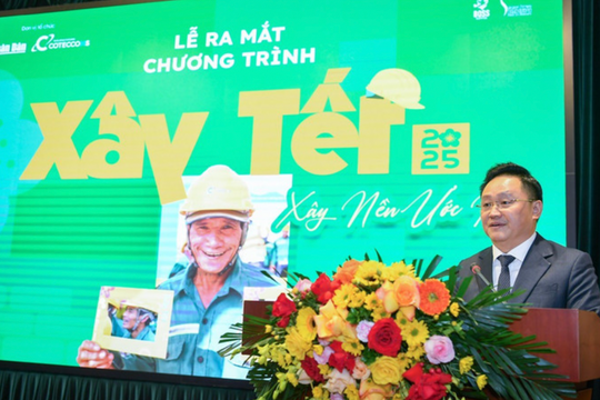 Ra mắt chương trình "Xây Tết 2025" hỗ trợ hơn 18.500 công nhân