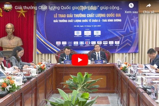 Doanh nghiệp đạt Giải thưởng Chất lượng Quốc gia: Tiên phong trong phong trào năng suất, chất lượng