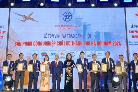 Hà Nội: Công nhận 36 sản phẩm công nghiệp chủ lực năm 2024