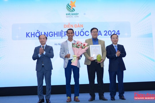 FESTIVAL KHỞI NGHIỆP 2024: Trao chứng nhận cho các dự án đạt giải Chương trình Khởi nghiệp Quốc gia 2024