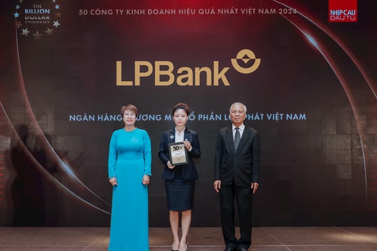 LPBank lọt Top đầu 50 Doanh nghiệp kinh doanh hiệu quả và nhà tuyển dụng được yêu thích 2024