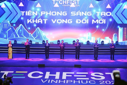 TECHFEST Vĩnh Phúc 2024: Tiên phong sáng tạo, khát vọng đổi mới