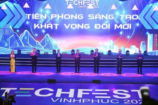 Techfest VinhPhuc 2024: Tạo nền tảng để các dự án khởi nghiệp vươn xa