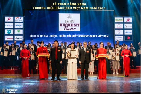 1689 Beckent Bauer vinh danh Top 10 Thương hiệu xuất sắc hàng đầu Việt Nam năm 2024