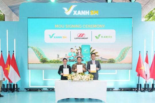 V-GREEN và Xanh SM Indonesia ký MoU với Tập đoàn bất động sản Lippo