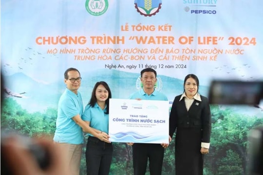 Suntory PepsiCo Việt Nam: 30 năm phát triển bền vững, tiên phong các mô hình hợp tác công - tư