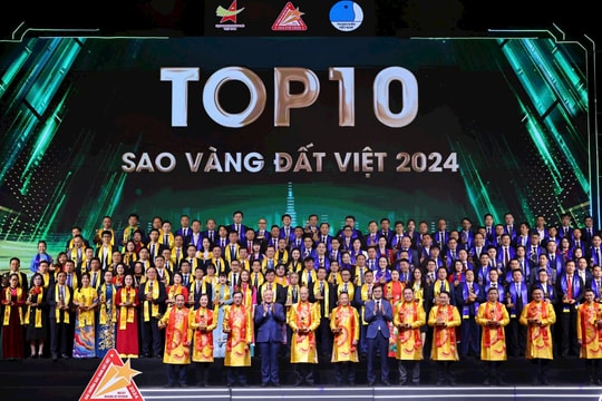 TOP10 Sao Vàng đất Việt 2024 có tổng tài sản gần 2,5 triệu tỷ đồng