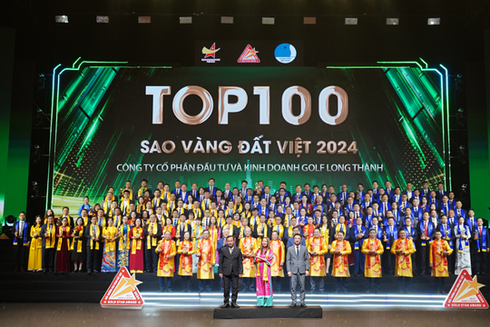 Golf Long Thành đón nhận Giải thưởng Sao Vàng Đất Việt 2024