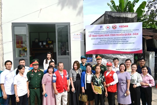 Vedan Việt Nam chung tay xây dựng thêm 3 ngôi nhà mơ ước tại Đồng Nai