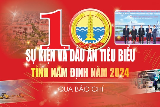 10 Sự kiện và dấu ấn tiêu biểu tỉnh Nam Định năm 2024 qua báo chí