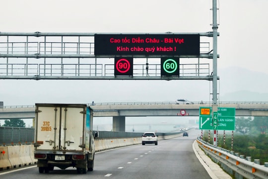Cao tốc Diễn Châu – Bãi Vọt chính thức thu phí
