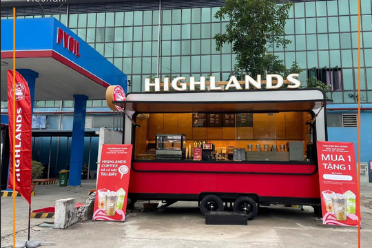 Highlands ở trạm xăng