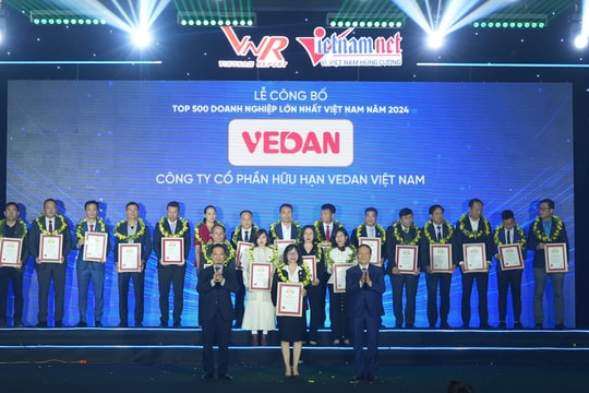 Vedan Việt Nam 12 năm vững vàng Top 500 doanh nghiệp lớn nhất Việt Nam