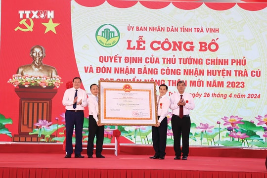 Trà Vinh đi đầu xây dựng nông thôn mới