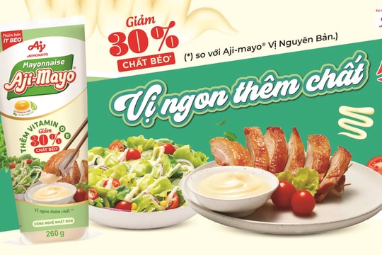 Tăng dinh dưỡng với Xốt Mayonnaise Aji-mayo®