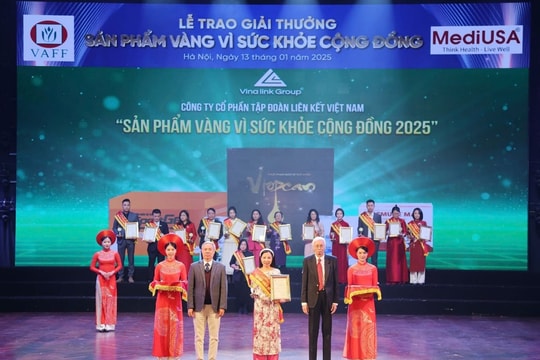 Vinalink Group khẳng định vị thế với giải thưởng "huy chương vàng vì sức khỏe cộng đồng năm 2025"