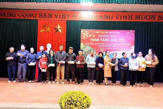 Công ty Cổ phần TNH99 Việt Nam - Trao gửi những món quà Tết ấm áp