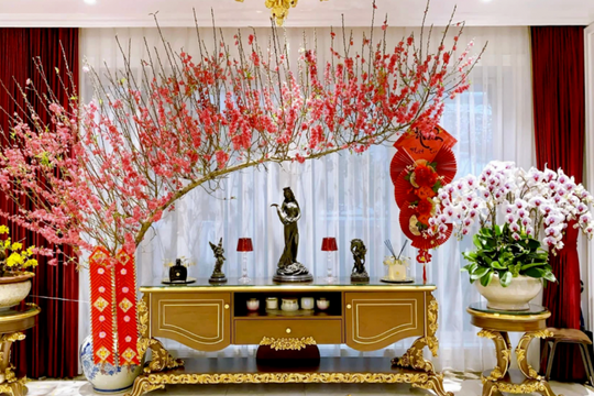 Xu hướng trang trí nhà đón Tết Ất Tỵ 2025