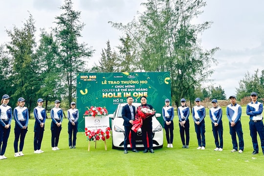 FLC GOLF LINKS Quảng Bình trao giải thưởng xe ô tô tới chủ nhân HIO
