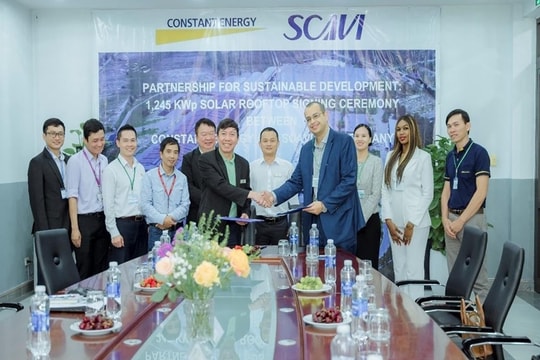 Constant Energy và SCAVI Huế hợp tác thúc đẩy năng lượng xanh