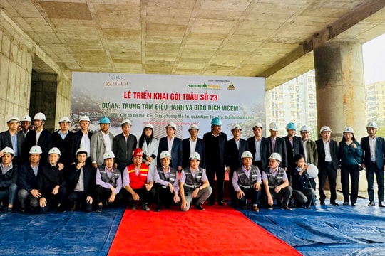 VICEM tiếp tục đầu tư dự án Trung tâm điều hành và giao dịch tại Cầu Giấy