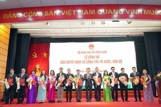 Bộ Khoa học và Công nghệ công bố 25 vị trí cấp trưởng