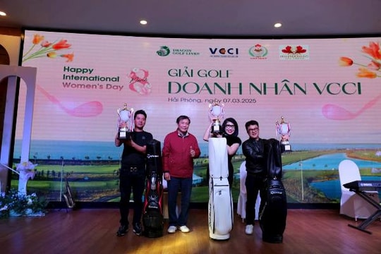 VCCI Hải Phòng tổ chức giải Golf Doanh nhân VCCI