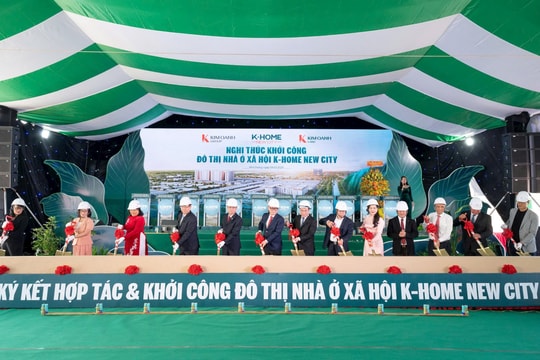 Khởi công dự án K-Home New City - Đô thị nhà ở xã hội chuẩn Singapore